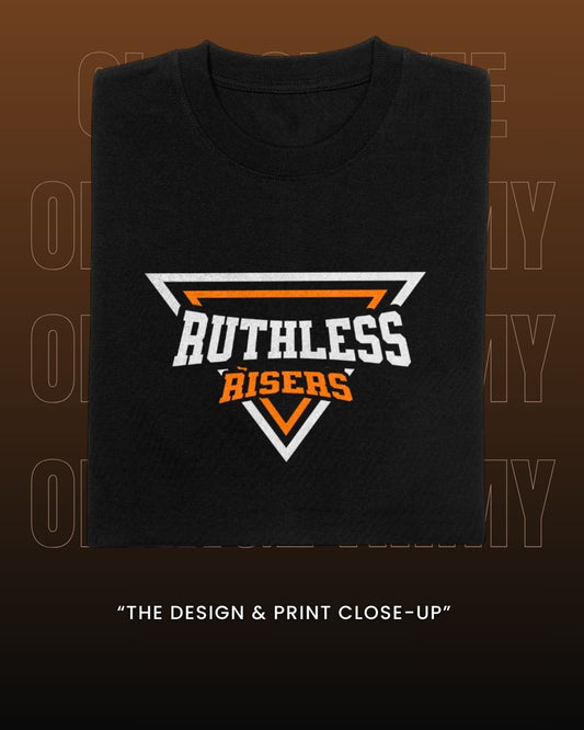 Unisex "Ruthless Risers" Orange Army Classic T-Shirt