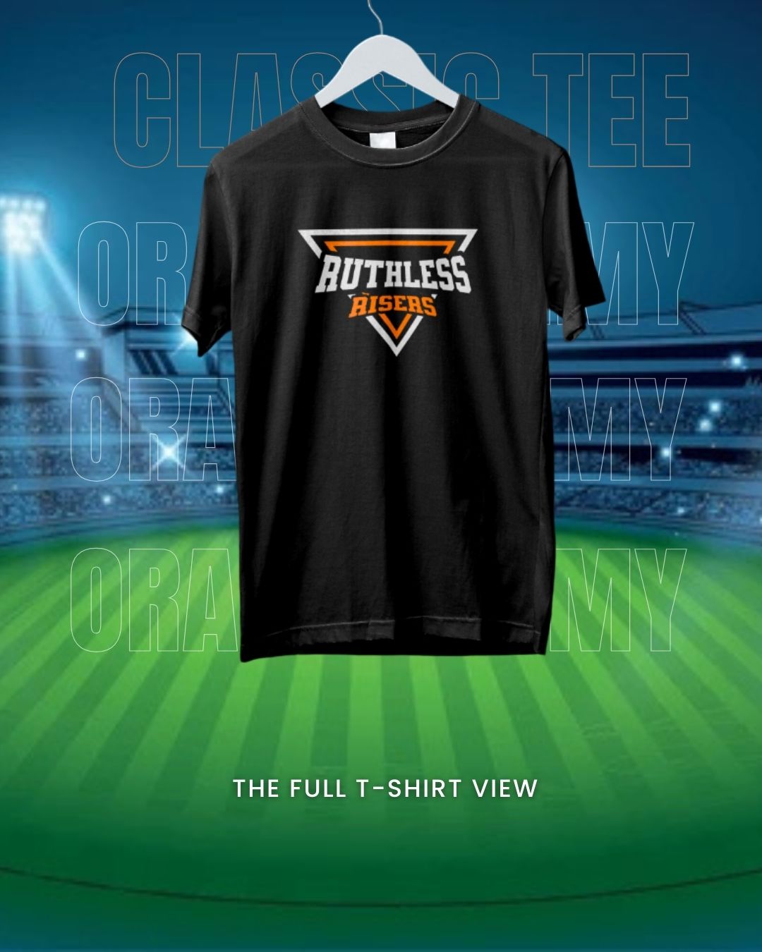 Unisex "Ruthless Risers" Orange Army Classic T-Shirt