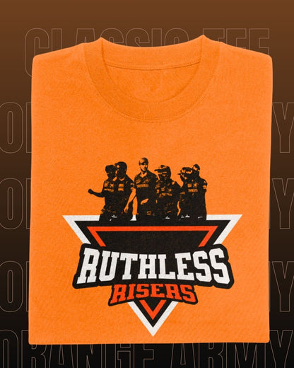 Unisex "Ruthless Risers" Orange Army Classic T-Shirt