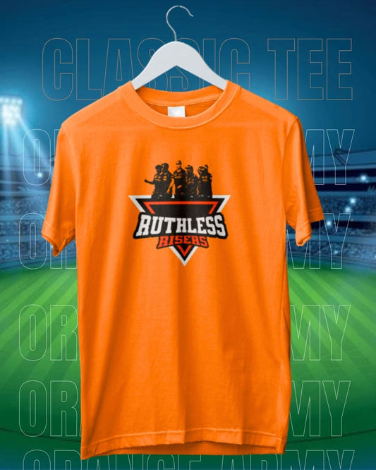 Unisex "Ruthless Risers" Orange Army Classic T-Shirt