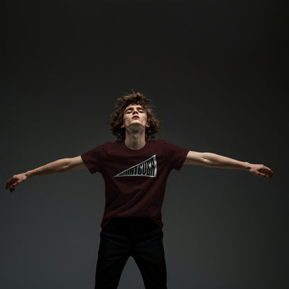 Whatever – Unisex Maroon Oversized Tee for the Disconnected Soul