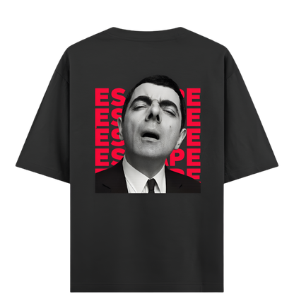 Escape – Unisex Oversized Tee Featuring Mr. Bean Graphic
