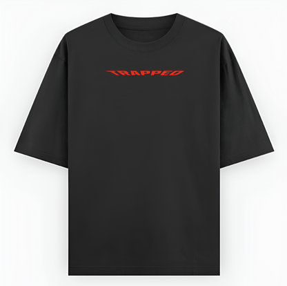 Overthinking – Unisex Black Oversized Tee for the Restless Mind