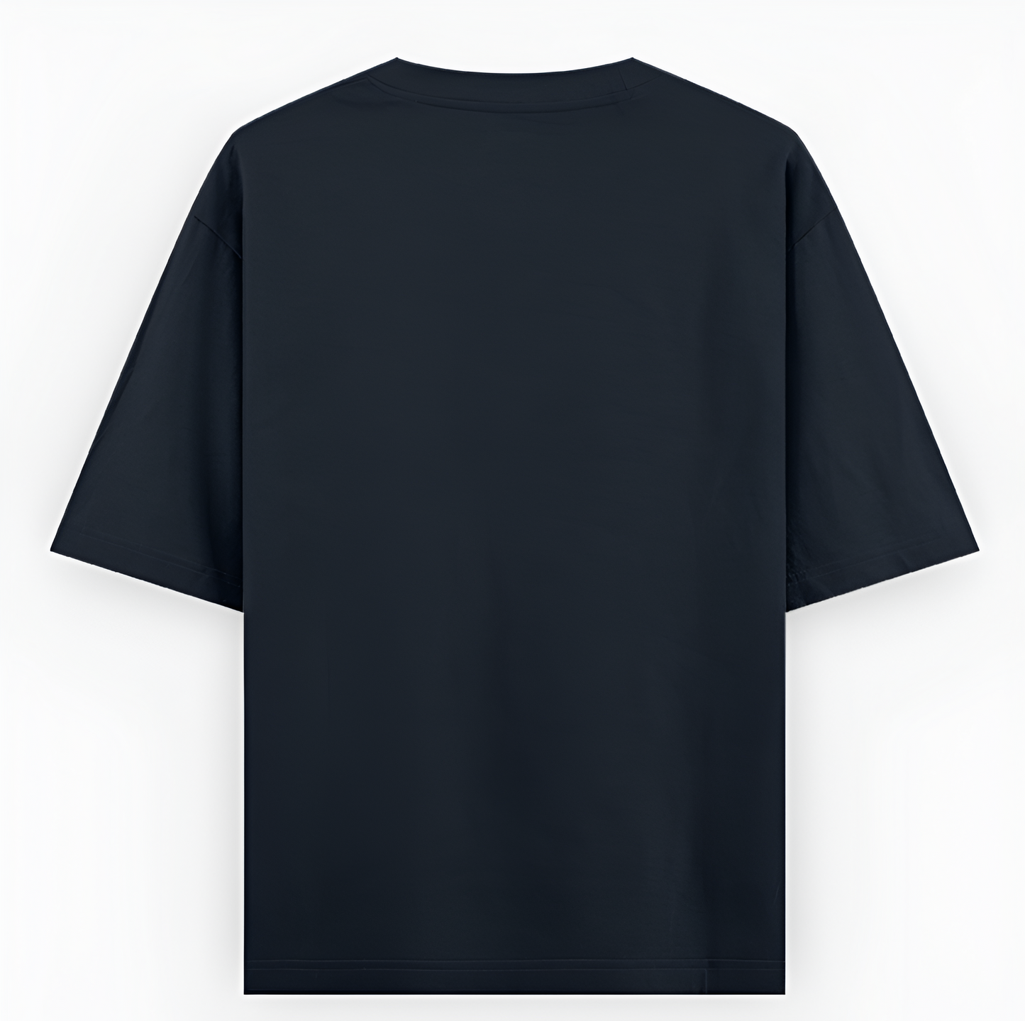 Astronaut & Planets – Unisex Black Oversized Tee for Space Dreamers
